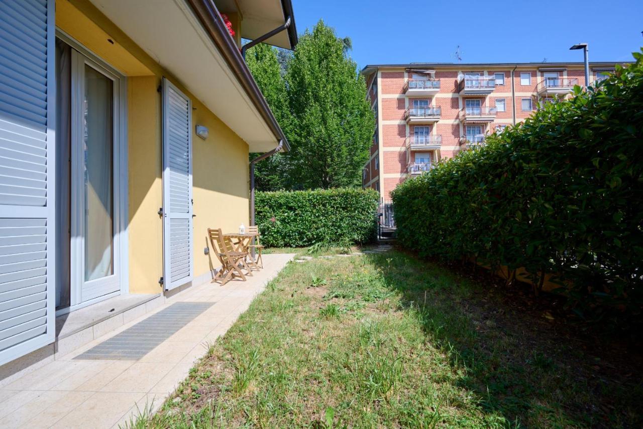 Ferienwohnung La Casa Dei Tigli - Bilocale Con Taverna E Giardino Gorgonzola Exterior foto